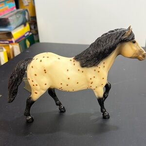 Breyer Scat Cat Children's Pony Model #883 Bay Roan Leopard 1994 As Is Chipped